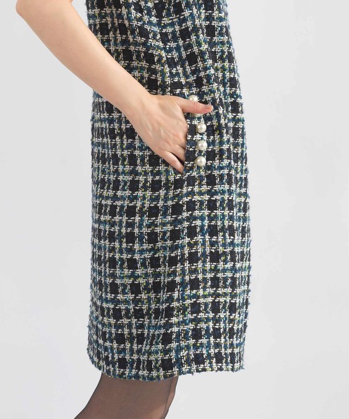 PICCIN PERLA（ピッチンペルラ）の「ポケットパールツイードワンピース（ワンピース・レディース・レッド系その他/ブルー系その他・M/S）」の16枚目の写真