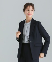 WHITE JOOLA | UVカット･速乾・接触冷感･防シワ・ストレッチ･洗える【多機能すぎるジャケット】ダブルピケクロス・テーラードジャケット(テーラードジャケット)