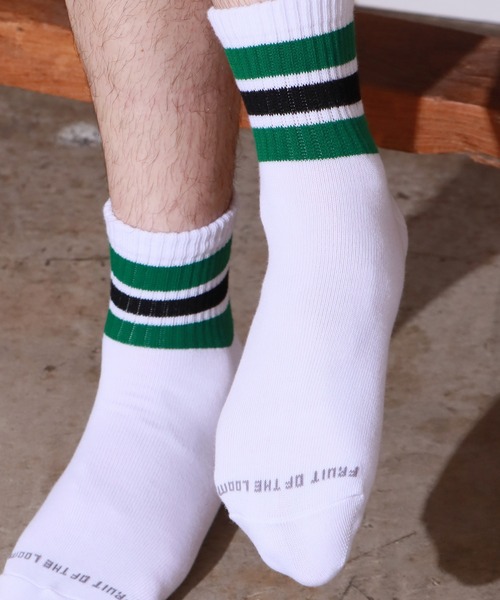 FRUIT OF THE LOOM（フルーツオブザルーム）の「FRUIT OF THE LOOM/フルーツオブザルーム 10PAIR SOCKS  VALUE PACK 靴下10足セット メンズ 夏物 夏服（ソックス/靴下・メンズ・ホワイト・25cm-27cm）」の13枚目の写真