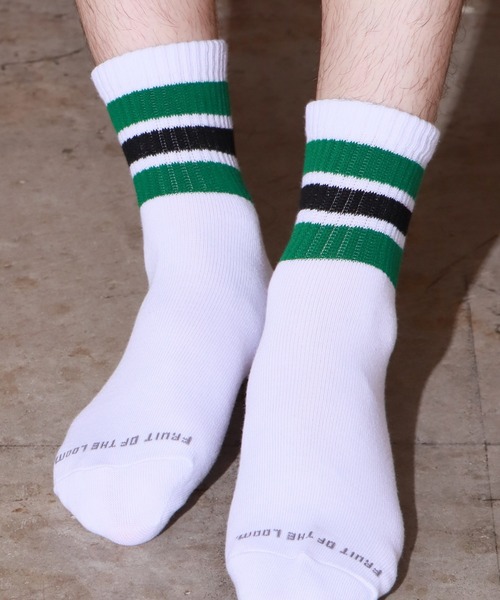 FRUIT OF THE LOOM（フルーツオブザルーム）の「FRUIT OF THE LOOM/フルーツオブザルーム 10PAIR SOCKS  VALUE PACK 靴下10足セット メンズ 夏物 夏服（ソックス/靴下・メンズ・ホワイト・25cm-27cm）」の14枚目の写真