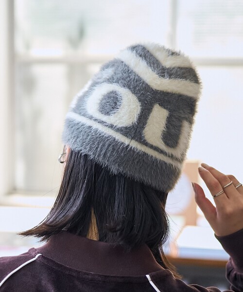 UMBRO × FREAK'S STORE/アンブロ 別注 モヘアロゴビーニー（ニット