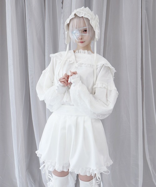 Whinny(ホワイニー)の「Whinny/年中無休女児服(その他パンツ・レディース・ホワイト/サックスブルー/ブラック・FREE)」の13枚目の写真