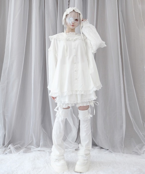 Whinny(ホワイニー)の「Whinny/年中無休女児服(その他パンツ・レディース・ホワイト/サックスブルー/ブラック・FREE)」の12枚目の写真