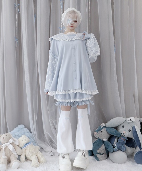 Whinny(ホワイニー)の「Whinny/年中無休女児服(その他パンツ・レディース・ホワイト/サックスブルー/ブラック・FREE)」の21枚目の写真