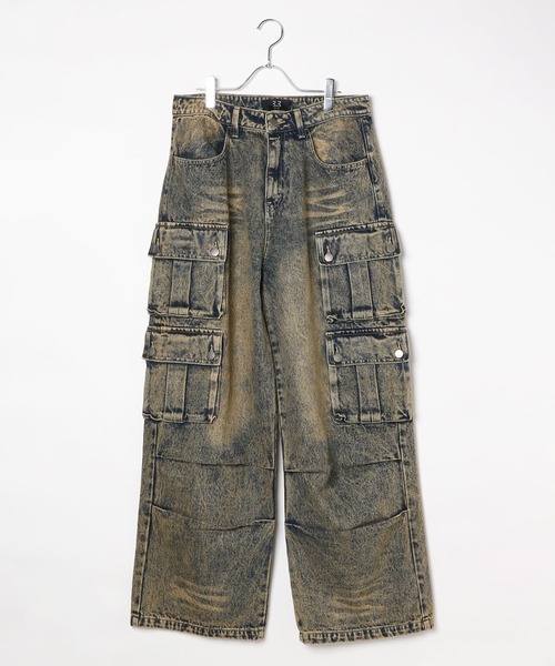 3.3 Field Trip (3.3フィールドトリップ)の「3.3 Field Trip/カーゴポケットデニム(デニムパンツ・メンズ・ブラック/ブルー・LARGE/MEDIUM)」の13枚目の写真