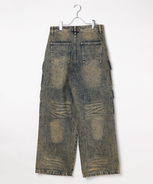 3.3 Field Trip (3.3フィールドトリップ)の「3.3 Field Trip/カーゴポケットデニム(デニムパンツ・メンズ・ブラック/ブルー・LARGE/MEDIUM)」の14枚目の写真