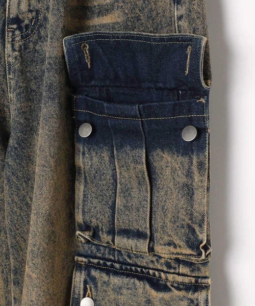 3.3 Field Trip (3.3フィールドトリップ)の「3.3 Field Trip/カーゴポケットデニム(デニムパンツ・メンズ・ブラック/ブルー・LARGE/MEDIUM)」の17枚目の写真