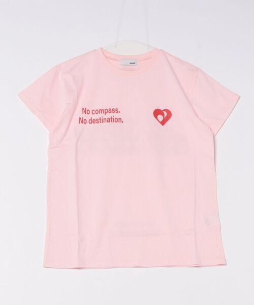 ANAP(アナップ)の「ハート メッセージ プリント Tシャツ(Tシャツ/カットソー・レディース・ホワイト/ピンク/ブラック・FREE)」の15枚目の写真