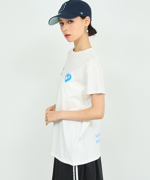 ANAP(アナップ)の「ハート メッセージ プリント Tシャツ(Tシャツ/カットソー・レディース・ホワイト/ピンク/ブラック・FREE)」の17枚目の写真