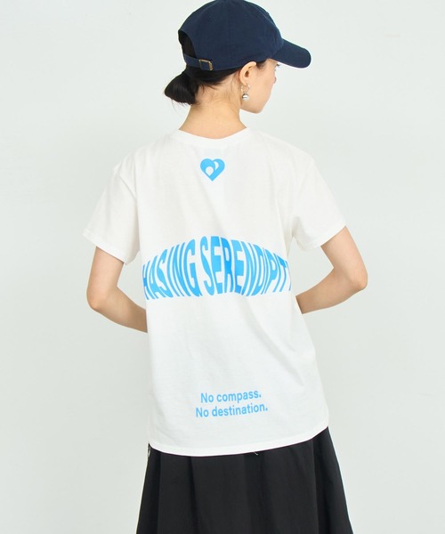 ANAP(アナップ)の「ハート メッセージ プリント Tシャツ(Tシャツ/カットソー・レディース・ホワイト/ピンク/ブラック・FREE)」の18枚目の写真