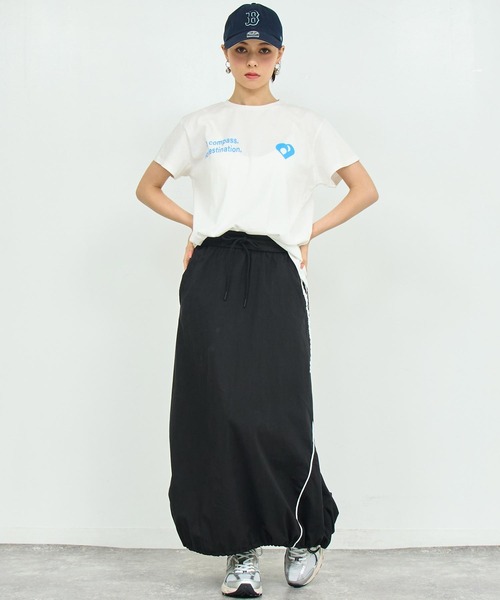 ANAP(アナップ)の「ハート メッセージ プリント Tシャツ(Tシャツ/カットソー・レディース・ホワイト/ピンク/ブラック・FREE)」の5枚目の写真