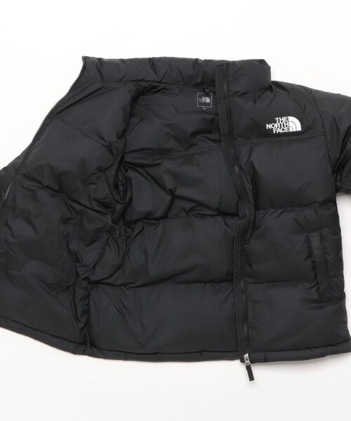 THE NORTH FACE（ザノースフェイス）の「THE NORTH FACE/ザ・ノース・フェイス NUPTSE JACKET キッズ ジャケット ヌプシ NDJ92531（ダウンジャケット/コート・キッズ・アイボリー/ブラック・130cm/160cm/150cm/140cm）」の4枚目の写真