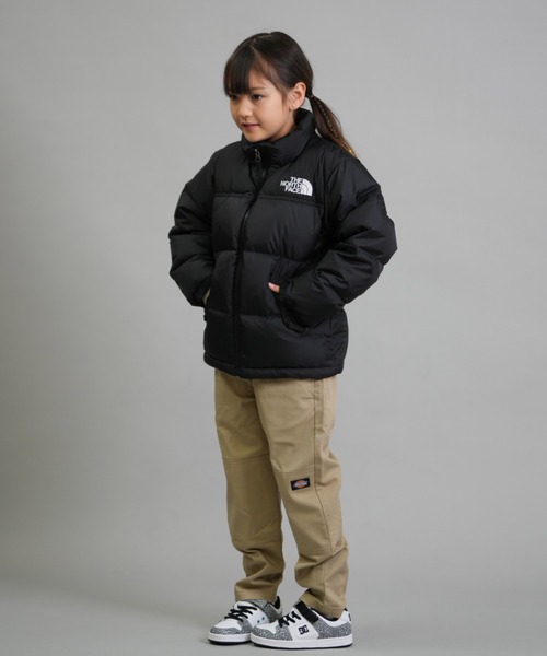 THE NORTH FACE（ザノースフェイス）の「THE NORTH FACE/ザ・ノース・フェイス NUPTSE JACKET キッズ ジャケット ヌプシ NDJ92531（ダウンジャケット/コート・キッズ・アイボリー/ブラック・130cm/160cm/150cm/140cm）」の8枚目の写真