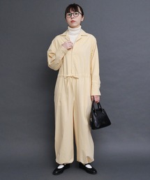 ●COTTON DYED POPLIN オールインワン