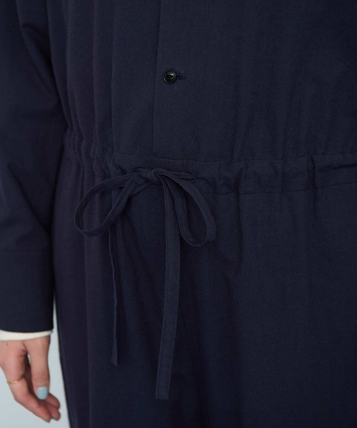 I am I in fact...（アイアムアイインファクト）の「●COTTON DYED POPLIN オールインワン（つなぎ/オールインワン・レディース・ネイビー/ピンク/ベージュ・FREE）」の17枚目の写真