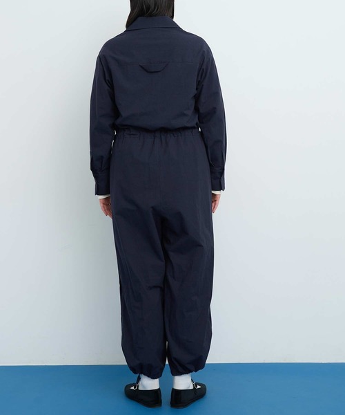 I am I in fact...（アイアムアイインファクト）の「●COTTON DYED POPLIN オールインワン（つなぎ/オールインワン・レディース・ネイビー/ピンク/ベージュ・FREE）」の13枚目の写真
