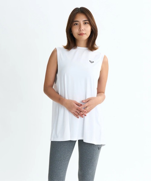 ROXY（ロキシー）の「FEEL THE WIND TANK/ロキシー水陸両用速乾UVケアバックカッティングデザインノースリーブ・タンクトップ（水着）（タンクトップ・レディース・ホワイト/ブラック/ピンク・MEDIUM/LARGE/SMALL）」の18枚目の写真
