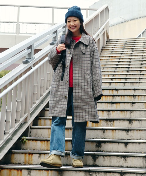 セール】【2/5再値下げ】ガンクラブ チェック コート（ステンカラー