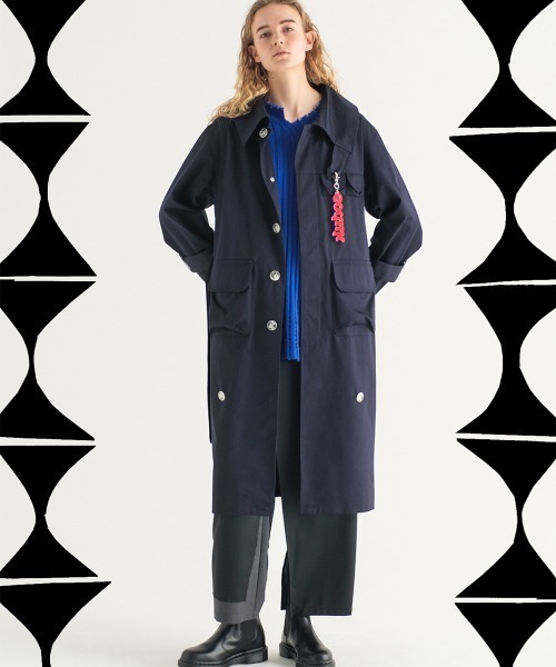 セール】many pockets trench coat（トレンチコート）｜soduk