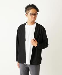 MEN'S MELROSE（メンズメルローズ）の「バランサーキュラー/ツイル | ボタンレスカーディガン（カーディガン/ボレロ）」