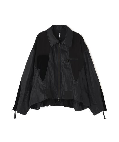 AULA AILA（アウラアイラ）の「AULA AILA/アウラアイラ/BALLOON HEM BLOUSON/バルーンヘムブルゾン（ブルゾン・レディース・ブラック/ホワイト系2・0）」の19枚目の写真