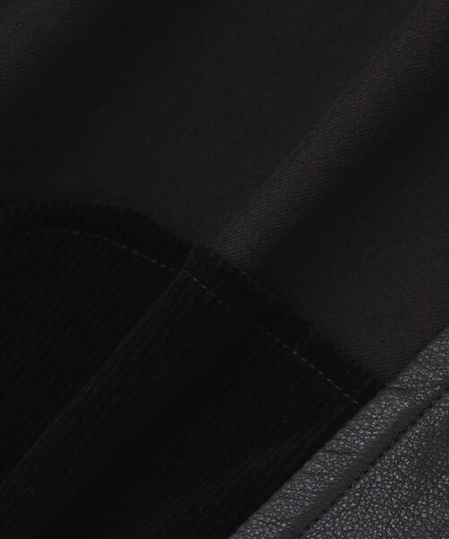 AULA AILA（アウラアイラ）の「AULA AILA/アウラアイラ/BALLOON HEM BLOUSON/バルーンヘムブルゾン（ブルゾン・レディース・ブラック/ホワイト系2・0）」の8枚目の写真