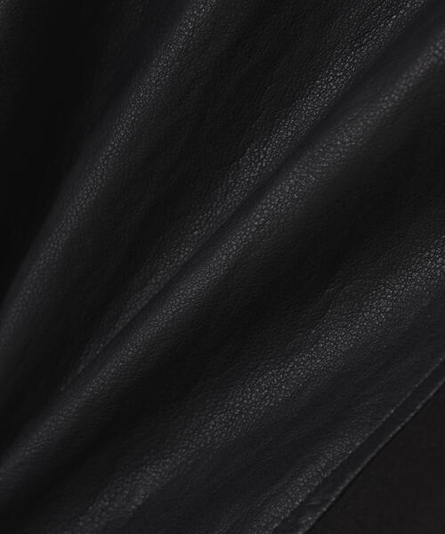 AULA AILA（アウラアイラ）の「AULA AILA/アウラアイラ/BALLOON HEM BLOUSON/バルーンヘムブルゾン（ブルゾン・レディース・ブラック/ホワイト系2・0）」の6枚目の写真