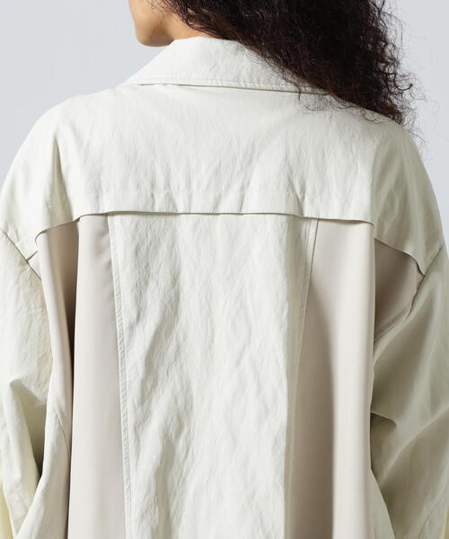 AULA AILA（アウラアイラ）の「AULA AILA/アウラアイラ/BALLOON HEM BLOUSON/バルーンヘムブルゾン（ブルゾン・レディース・ブラック/ホワイト系2・0）」の21枚目の写真