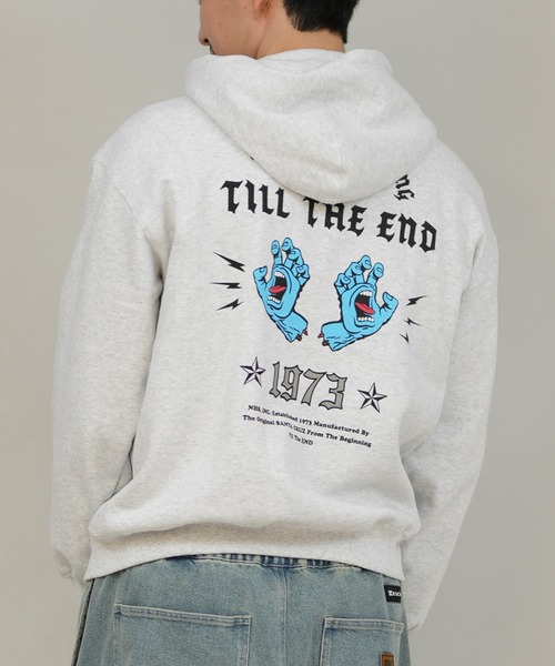 セール】【限定】SANTACRUZ/サンタクルーズ フルジップパーカー バック