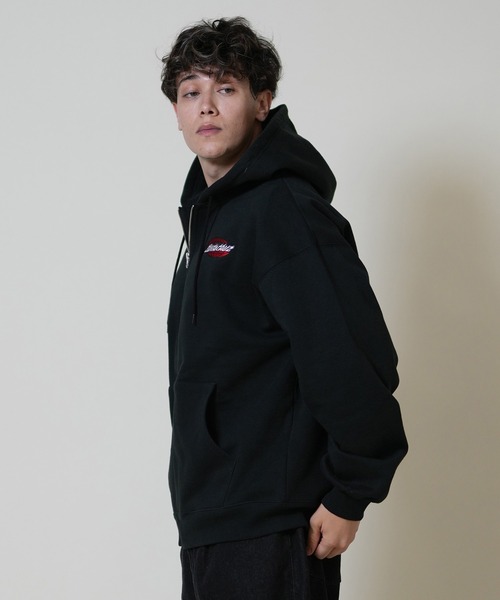 SANTA CRUZ（サンタクルーズ）の「【限定】SANTACRUZ/サンタクルーズ フルジップパーカー バックプリント 502254301（パーカー・メンズ・ライトブラック/シルバーグレー・M/L/XL）」の4枚目の写真