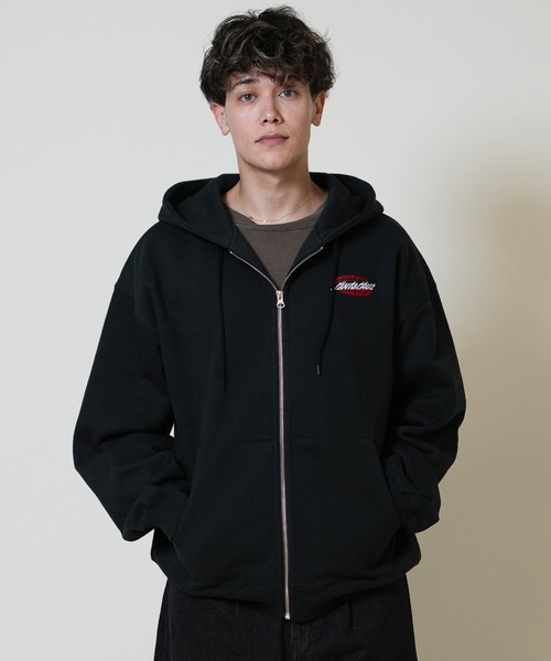 SANTA CRUZ（サンタクルーズ）の「【限定】SANTACRUZ/サンタクルーズ フルジップパーカー バックプリント 502254301（パーカー・メンズ・ライトブラック/シルバーグレー・M/L/XL）」の3枚目の写真