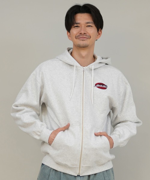 SANTA CRUZ（サンタクルーズ）の「【限定】SANTACRUZ/サンタクルーズ フルジップパーカー バックプリント 502254301（パーカー・メンズ・ライトブラック/シルバーグレー・M/L/XL）」の17枚目の写真