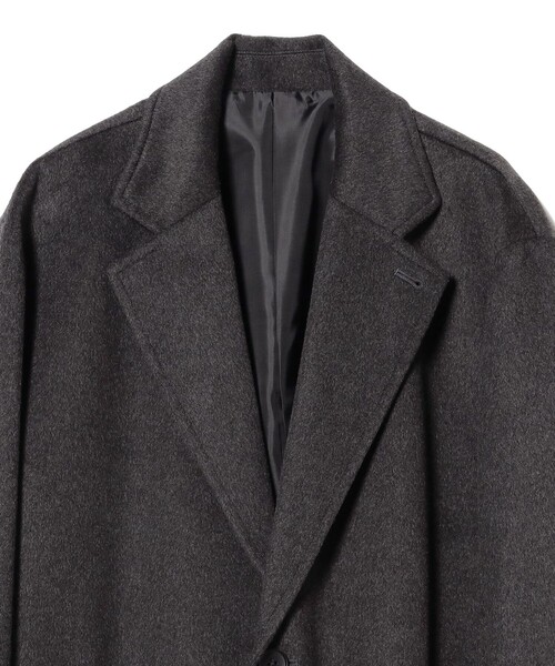 B:MING by BEAMS（ビーミングバイビームス）の「タスマニアウール チェスターコート 25FW（防風）（チェスターコート・メンズ・グレー/ブラック・M/S/XL/L）」の8枚目の写真