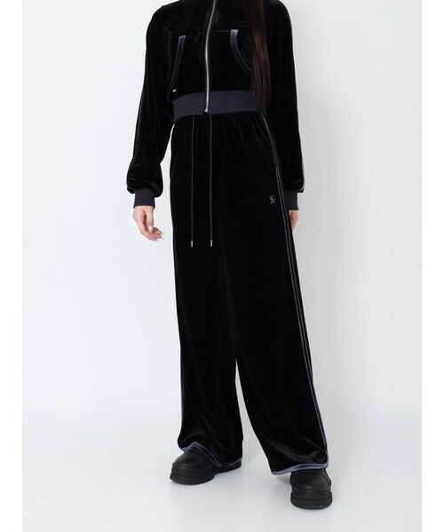 EATME（イートミー）の「【SETUP着用可】バイカラーベロアラインパンツ（その他パンツ・レディース・ピンク/グレー/ブラック・FREE）」の8枚目の写真