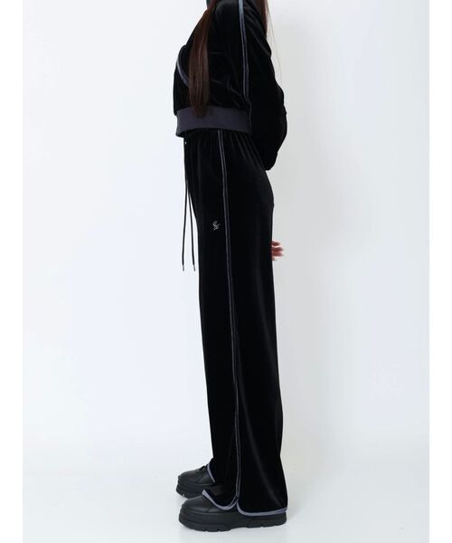 EATME（イートミー）の「【SETUP着用可】バイカラーベロアラインパンツ（その他パンツ・レディース・ピンク/グレー/ブラック・FREE）」の9枚目の写真