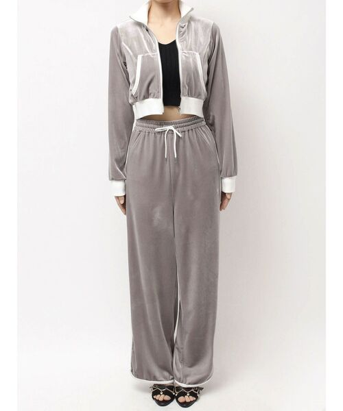 EATME（イートミー）の「【SETUP着用可】バイカラーベロアラインパンツ（その他パンツ・レディース・ピンク/グレー/ブラック・FREE）」の16枚目の写真