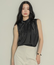 NEUNA | 【高見えゴージャスなブラウス】ノースリボリュームタックブラウス(シャツ/ブラウス)