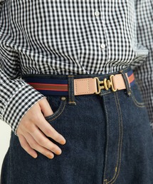 CHILD WOMAN | 真鍮バックル 牛革×ゴムベルト(ベルト)