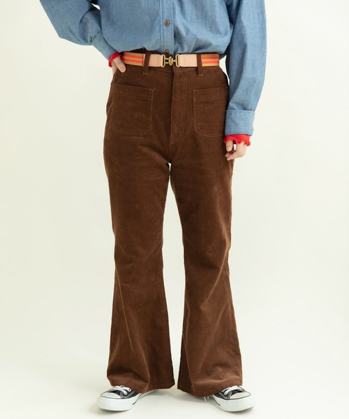 CHILD WOMAN（チャイルドウーマン）の「真鍮バックル 牛革×ゴムベルト（ベルト・レディース・ネイビー/ブラウン・FREE）」の8枚目の写真