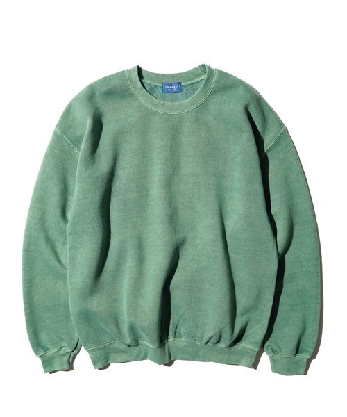 TOWN CRAFT タウンクラフト / 90S PIGMENT CREW SWEAT ピグメント加工