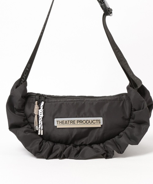 THEATRE PRODUCTS（シアタープロダクツ）の「THEATRE PRODUCTS(シアタープロダクツ)/別注パフフリルラウンドショルダー（ショルダーバッグ・レディース・ブラック/グレイッシュベージュ・FREE）」の20枚目の写真