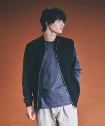 ABAHOUSE | 12ゲージ ドライバーズニットベスト / ダブルジップ(カーディガン/ボレロ)