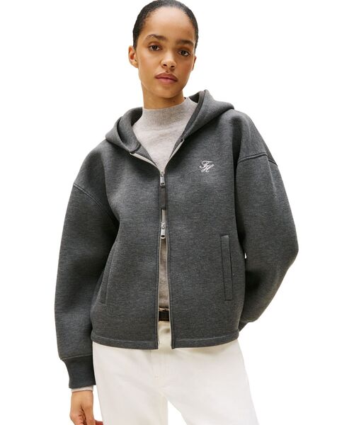 セール】インターロックフルジップパーカー（スウェット）｜TOMMY