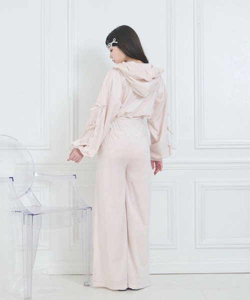 Honey Cinnamon(ハニーシナモン)の「リボンスリットパンツ(その他パンツ・レディース・ピンク/ブラック・FREE)」の11枚目の写真