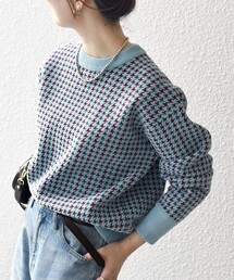 千鳥柄」に該当するブルー・ネイビー/青色系のファッション通販