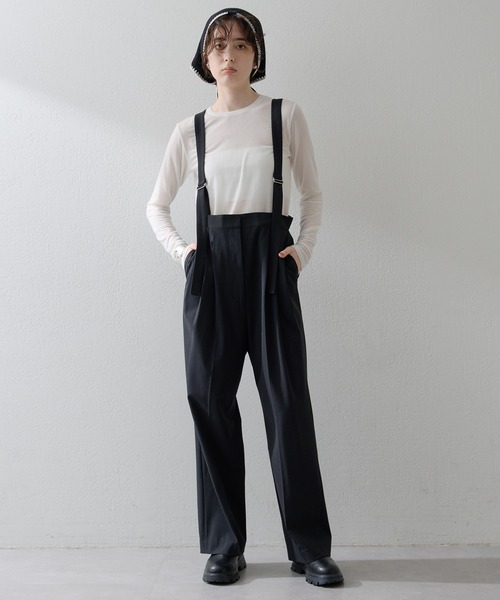THE PAUSE（ザ ポーズ）の「【THE PAUSE】シアーロンTEE（Tシャツ/カットソー・レディース・オフホワイト/チャコールグレー・FREE）」の6枚目の写真