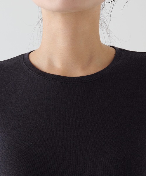 THE PAUSE（ザ ポーズ）の「【THE PAUSE】シアーロンTEE（Tシャツ/カットソー・レディース・オフホワイト/チャコールグレー・FREE）」の16枚目の写真