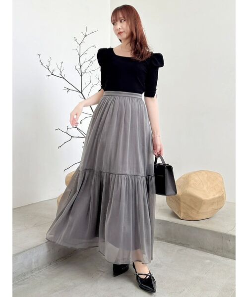 dazzlin(ダズリン)の「パワショルドッキングワンピース(ワンピース・レディース・ブラック/ブルー/ブラウン・SMALL/MEDIUM)」の14枚目の写真