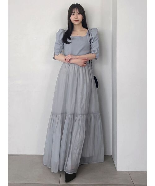 dazzlin(ダズリン)の「パワショルドッキングワンピース(ワンピース・レディース・ブラック/ブルー/ブラウン・SMALL/MEDIUM)」の16枚目の写真
