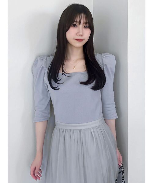 dazzlin(ダズリン)の「パワショルドッキングワンピース(ワンピース・レディース・ブラック/ブルー/ブラウン・SMALL/MEDIUM)」の10枚目の写真
